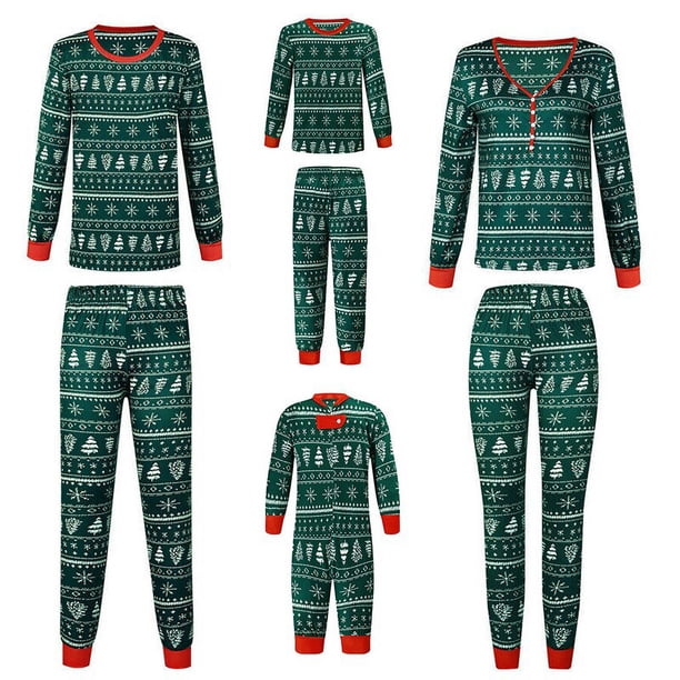 Conjunto de pijamas navideños a juego para la familia, ropa de dormir para madre, padre y niños, atuendo de aspecto familiar, peleles para bebé y niña, 2023