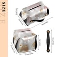 thumbnail image 3 of 3d Hearts Flower Jewels Pearls Napkin Dispenser Leather Paper Napkins Holders Elegant Modern Fancy for Kitchen Dining Room Table Decor, 3 of 7