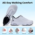 thumbnail image 3 of HI HATIDE Men's Orthotic Walking Shoes Wide Toe Box Arch Support Plantar Fasciitis Relief Size 10, 3 of 9
