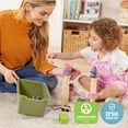 thumbnail image 6 of ECR4Kids Scoop Front Plastic Storage Bins, Multipurpose Organization, Fern Green, 30-Piece, 6 of 9