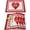 Color 3, variant on Rdsfhsp Valentine's Day Truck Placemats Set of 4 for Dining Table, Loads of Love on Valentine's Day Red Truck Wood Grain Place Mats for Holiday Party 12x18 Inch