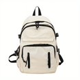 thumbnail image 5 of Retro Casual Backpack - Large Capacity Student School Bag for Travel & Computer Use, 5 of 5