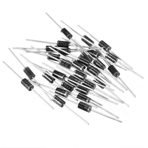 1N5406 Schottky Rectifier Diode 3A 600V shaft Silastic Guard Diodes 30 Pack