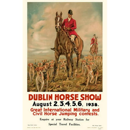 Dublin Horse Show Masterprint - 11x17