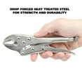 thumbnail image 6 of GreatNeck Straight Jaw Locking Pliers, Steel, 7 inch, 6 of 10