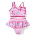 thumbnail image 2 of Traje de baño Disney para niñas pequeñas con un solo hombro, pajarita, tankini, 2 años, 2 of 6