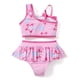 thumbnail image 2 of Traje de baño Disney para niñas pequeñas con un solo hombro, pajarita, tankini, 2 años, 2 of 6