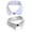 Black buttons Fake collar, variant on 2PCS Breathable False Collar Cuffs for Men Women Business Professional Dress Shirt Enhancer Decorative Accessory