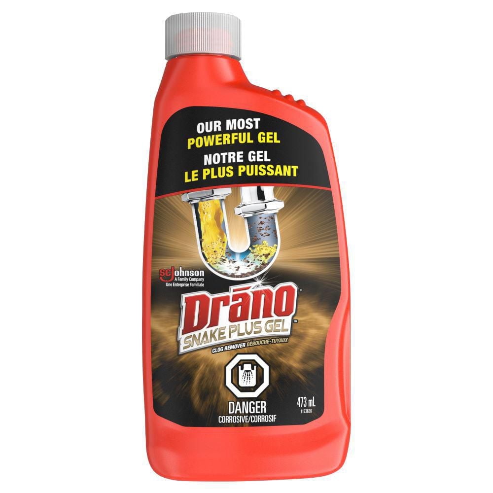 Drano® Snake Plus Drain Cleaner and Clog Remover, 473 mL