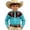Sky Blue, variant on Boys Long Sleeve Western Print Shirt Cowboy Top Casual Button Up Blouse Youth Clothes