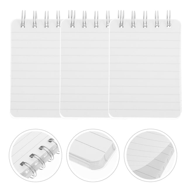 unbranded 3Ud Memory Notebook Cards White Portable Cards for School and Office Use