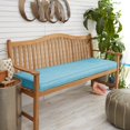 thumbnail image 4 of Sunbrella  Indoor/ Outdoor Bench Cushion 55" to 60", Corded Cast Horizon 60 in x 18 in x 2 in, 4 of 5