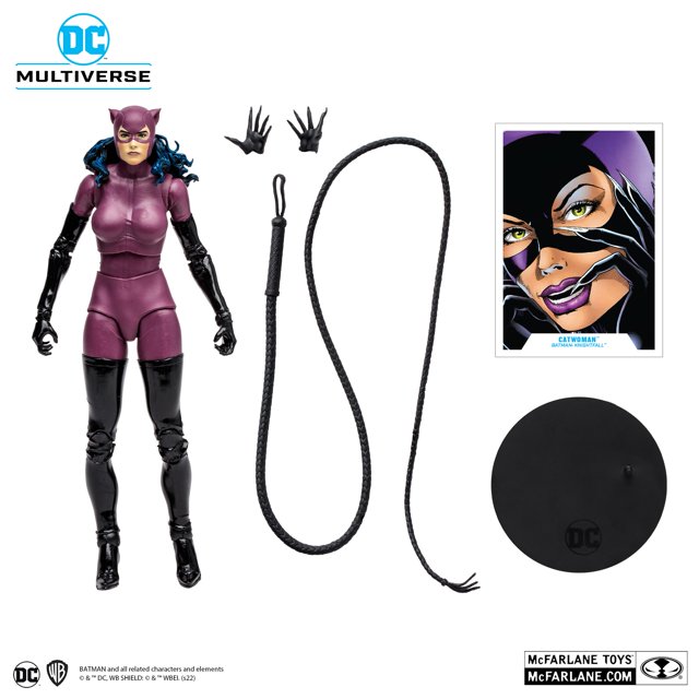 Mcfarlane-figuras de acción de 7 pulgadas, juguetes de Anime de Duke, Thomas, Catwoman, payaso, Superboy