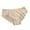 Beige, variant on Diufon Womens Underpant Solid Color Half Coverage Soft Brief Elastic Bow Waist Panties