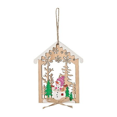 

Veki Tree Pendant Decoration Christmas Christmas Atmosphere Decoration Pendant Decoration Hangs Centerpiece Christmas Decorations with Lights