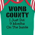 thumbnail image 3 of Inktastic Womb County I Just Did 9 Months on the Inside Boys or Girls Baby Bodysuit, 3 of 4