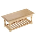 thumbnail image 2 of MERIGLARE 1:12 Scale Miniature Unpainted Wooden Dining Tea Coffee End Table Furniture for, 2 of 8