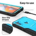 thumbnail image 2 of ExoGuard For Samsung Galaxy A11 Case, Phone Case with Screen Protector and Kickstand (Blue), 2 of 7
