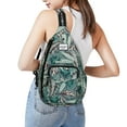thumbnail image 6 of HAWEE Crossbody Chest Bags for Women Leaf Backpack with One Adjustable Strap Water Repellent, 6 of 7