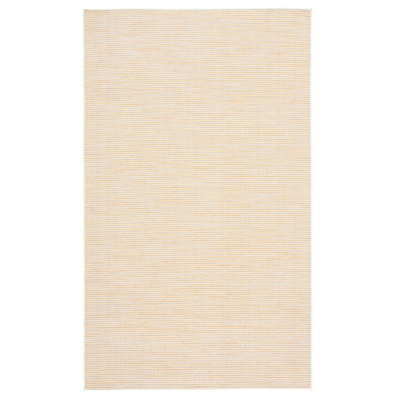 SAFAVIEH Martha Stewart Hampton Alondra Solid Area Rug, Yellow, 9' x 12'