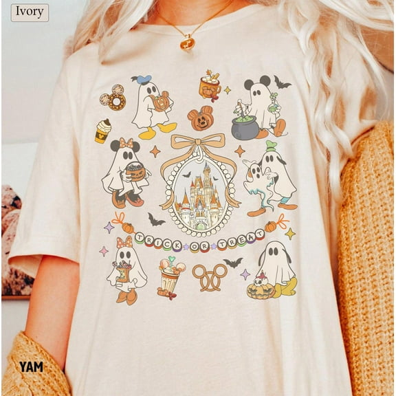 Disney Halloween Coquette Shirt, Spooky Mouse and Friends Shirt, Mickey Boo Halloween Shirt, Trick or Treat Shirt