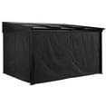thumbnail image 2 of Sojag Sutton 12 x 10 x 8 ft Black Wall Gazebo, 2 of 9