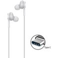 thumbnail image 4 of HRTGFD-SAMSUNG AKG Earbuds Original USB Type C in-Ear Earbud with Remote & Mic for Galaxy S23 Ultra, A53 5G, S22, S21 FE, S20, Note 10, 10+, S10 Plus - Braided - Includes Velvet Pouch - White, 4 of 4