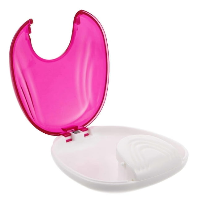 Shell Shaped Retainer Case Lightweight Braces Box Press 1 Set Tooth Container for Travel