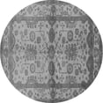 thumbnail image 1 of Ahgly Company Indoor Round Oriental Gray Traditional Area Rugs, 8' Round, 1 of 4
