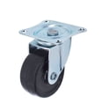 thumbnail image 4 of 24 Pack 2" Caster Wheel Black Smooth and Sturdy Heavy Duty Swivel Chair Caster Rotate 360 Degrees, 4 of 5
