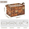 thumbnail image 7 of Yayeee Foldable Storage Basket for Shelves with Handles Set of 2 Waterproof Cloth Bins, Fall Pattern, 7 of 7
