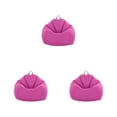 thumbnail image 2 of Billuyoard Sofá Puff de tela: asientos elegantes y cómodos para la sala de estar Funda para silla con estilo Lazy Sofa Chair Bag Beanbag rose Type1 NO1, 2 of 6