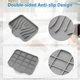 thumbnail image 4 of 3 Pieces Set Of High Quality Soap Tray, Soap Tray For Soap, Easy To Clean, Soft Silicone Soap Holder, Self-draining Soap Tray For Shower, Bathroom, Ki, 4 of 4