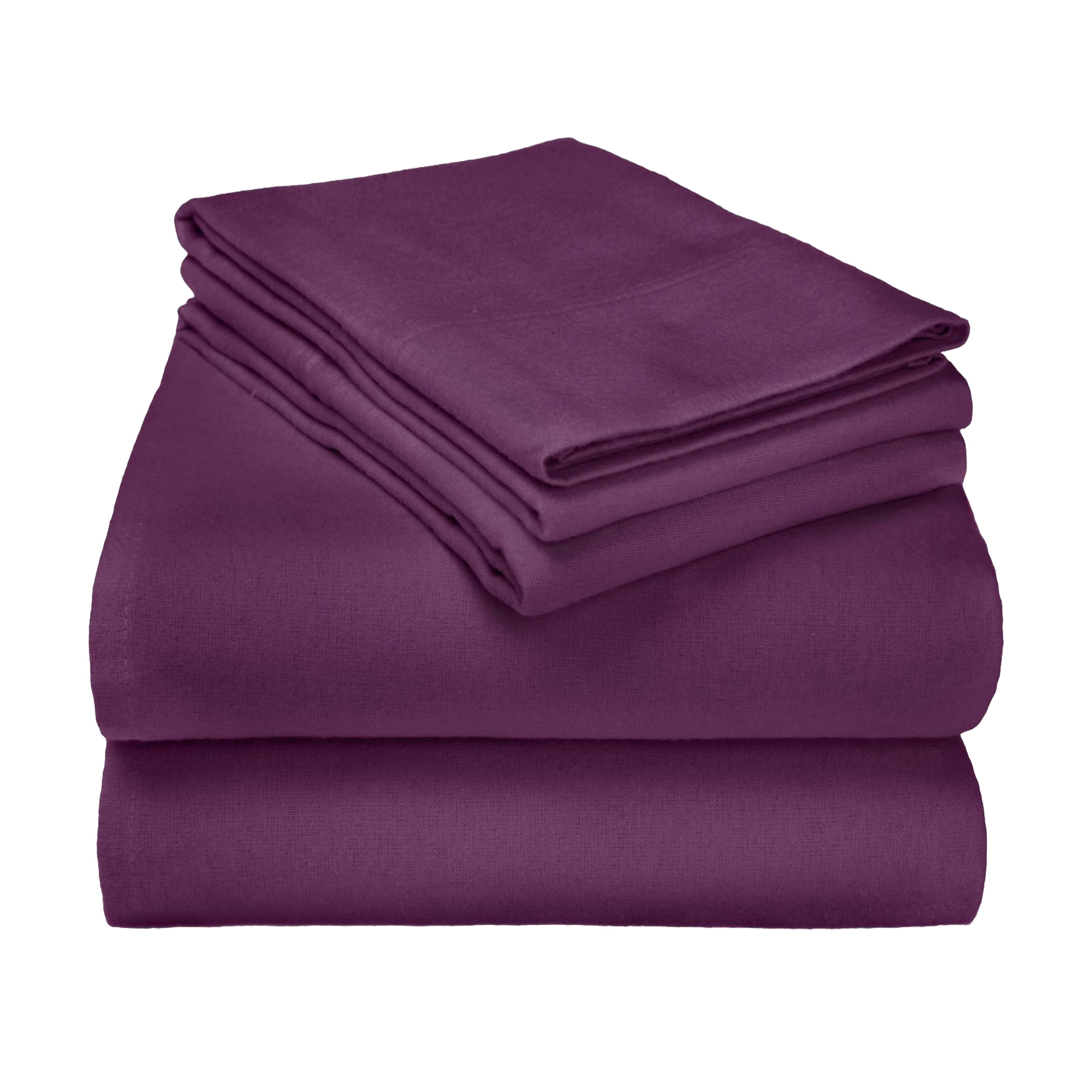 Impressions Dainton Solid Cotton Flannel Deep Pocket Sheet Set