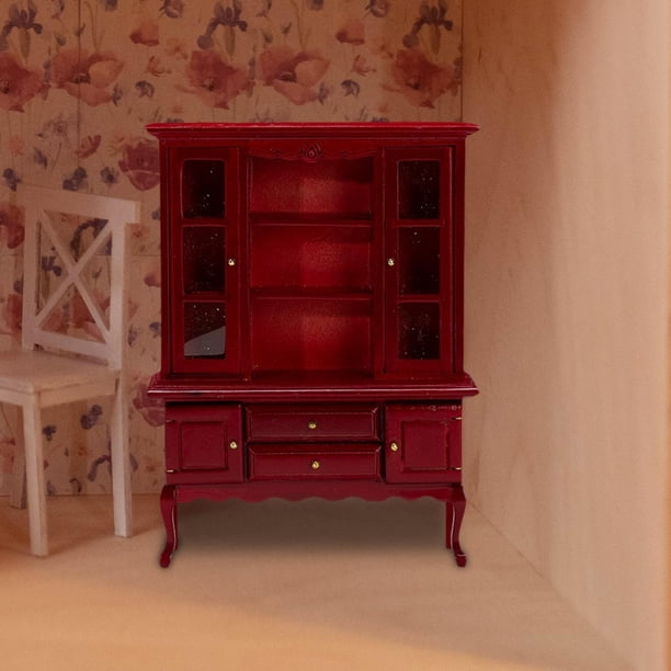 Mesa Miniatura Para Casa De Muñecas - Accesorio Decorativo De Madera, Escala 1:12, Para Maquetas Y Escenarios