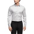 thumbnail image 1 of Calvin Klein Chemise Habillée en Coton Raffiné pour Hommes, Gris, Col 16 Pouces Manches 34-35 Pouces, 1 of 2
