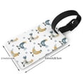 thumbnail image 2 of Gaeub One Size Printed Travel Luggage Identification Tags, Golf Bag Tags with Information Bar on The Back - 3.4 x 2.1 inch, 2 of 8