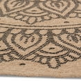 thumbnail image 3 of Erbanica Tapis Rond à Séchage Rapide Effet Jute Intérieur Extérieur, 3 of 5