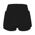 thumbnail image 4 of GEWSEY Midi Skorts for Women Casual Plus Size High Waist Athletic Skirt with Shorts Underneath Tennis Skorts with Pockets Tummy Control (Black, 4XL), 4 of 6