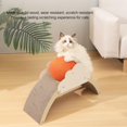 thumbnail image 3 of VEEKI Sisal Rope Cat Scratching Ball Toy, Solid Wood Material, Unique Shape, Interactive Climbing Frame, Abrasion Resistant Scratch Post for Kittens24058526, 3 of 5