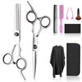 thumbnail image 1 of Kit de corte de pelo Fcysy Professional, 10 unidades con funda de piel, 1 of 6