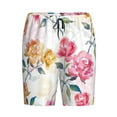 thumbnail image 4 of Fotbe Colorful Flowers Pajama Shorts for Men, Men's Pajama Bottoms, Sleepwear,Short Pajama Pants-X-Large, 4 of 9