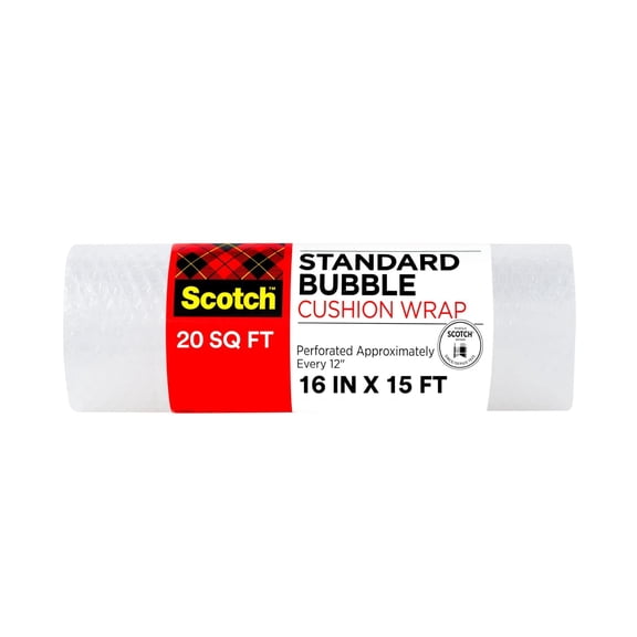 Scotch 16 in. x 20 ft. Standard Bubble Cushion Wrap