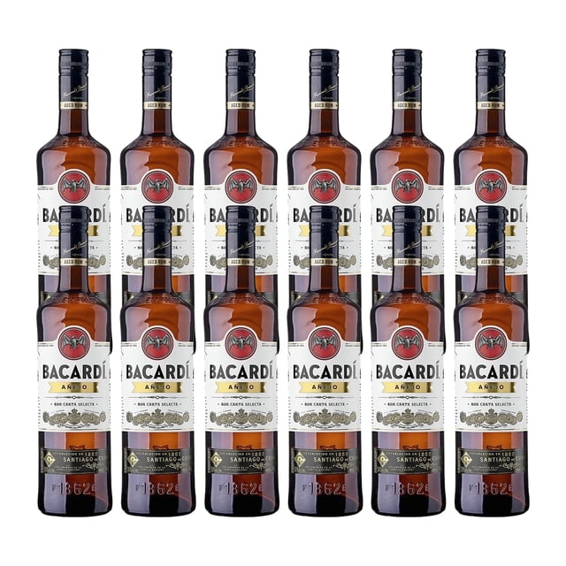 Pack De 12 Ron Bacardi Añejo 750Ml
