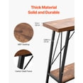 thumbnail image 4 of VEVOR Mesa de consola estrecha para sofá , mesa de sofá de 70,9 pulgadas, mesa de entrada larga de 2 niveles y mesa de pasillo estrecha, mesa de sofá estrecha con marco de metal, 4 of 9