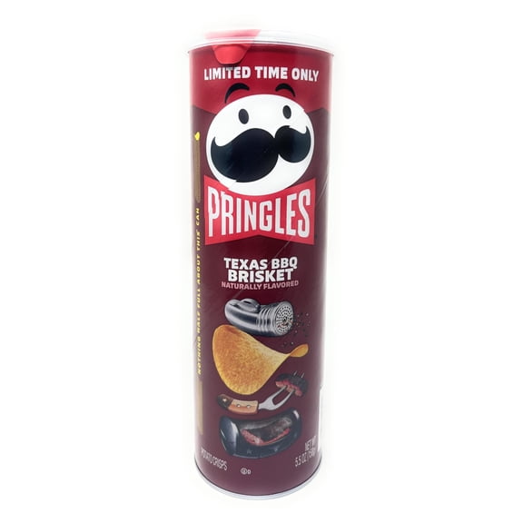 Pringles Texas BBQ Brisket Potato Chips 5.5oz - 1 can