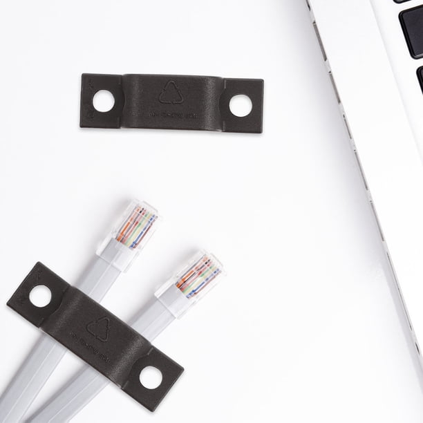 TABLETREANDS 20Ud Abrazaderas Para Cables De Nylon Negro Para Sujetar Y Cables En