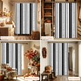 thumbnail image 6 of Modern Simple Art Shower Curtain, Waterproof Shower Curtains for Bathroom, Black Gray Vertical Stripes Pattern Washable Fabric Bathtub Curtain Set Bath Decor with 12 Hooks Standard 72"x72", 6 of 8