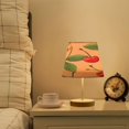thumbnail image 6 of Ryvnso LED Bedside Table Lamp Cherry with Leaves Bedroom Desk Lamps Nightstand Lampshade M, 6 of 7