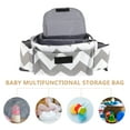 thumbnail image 3 of WRITWAA Diaper Stroller Bag Grey Practical Design 1Pcs Back to School, 3 of 3